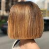 Side-Parted Angled Chocolate Lob Haircuts (Photo 20 of 25)