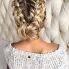 French Braid Buns Updo Hairstyles (Photo 9 of 25)
