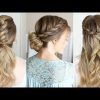 Messy Rope Braid Updo Hairstyles (Photo 12 of 25)