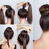 Braid And Fluffy Bun Prom Hairstyles (Photo 20 of 25)