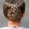 Chunky Two French Braid Hairstyles With Bun (Photo 13 of 15)