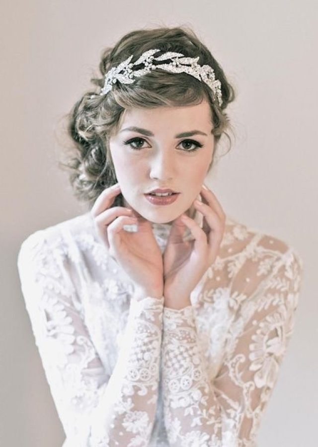 The 15 Best Collection of Wedding Hairstyles with Headpiece