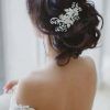 Pinned Brunette Ribbons Bridal Hairstyles (Photo 13 of 25)