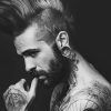Side-Shaved Long Hair Mohawk Hairstyles (Photo 6 of 25)