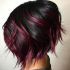  Best 25+ of Stacked Black Bobhairstyles  with Cherry Balayage