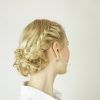 Braided Updo Hairstyle With Curls For Short Hair (Photo 13 of 15)