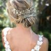 Embellished Caramel Blonde Chignon Bridal Hairstyles (Photo 22 of 25)