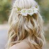 Half Up Blonde Ombre Curls Bridal Hairstyles (Photo 24 of 25)