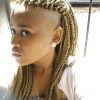 Side-Shaved Cornrows Braids Hairstyles (Photo 13 of 25)