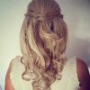 Curly Half Updo Hairstyles (Photo 7 of 15)