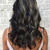 Dark Brown Hair Hairstyles With Silver Blonde Highlights (Photo 5 of 25)