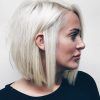 Long Blonde Bob Hairstyles In Silver White (Photo 4 of 25)