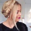 Halo Braided Hairstyles With Long Tendrils (Photo 14 of 25)