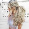 Long Messy Pony With Braid (Photo 8 of 25)