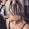 Braided Mohawk Pony Hairstyles With Tight Cornrows (Photo 2 of 25)