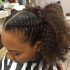  Best 25+ of Reverse French Braids Ponytail Hairstyles with Chocolate Coils