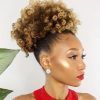 Highlighted Afro Curls Ponytail Hairstyles (Photo 1 of 25)