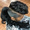 Curly Pony Hairstyles With A Braided Pompadour (Photo 1 of 25)