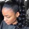 Asymmetrical Curly Ponytail Hairstyles (Photo 1 of 25)