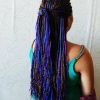 Long Braids With Blue And Pink Yarn (Photo 15 of 25)