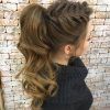 Asymmetrical Braids With Curly Pony (Photo 13 of 15)