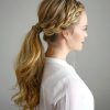 Double French Braid Crown Ponytail Hairstyles (Photo 2 of 25)