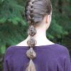 French Braid Ponytail Hairstyles With Bubbles (Photo 1 of 25)