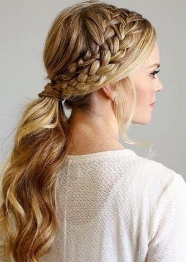 2024 Best of Messy Double Braid Ponytail Hairstyles