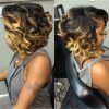 Two-Tone Curly Bob Haircuts With Nape Undercut (Photo 22 of 25)