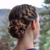 Braided Bun With Two French Braids (Photo 9 of 15)