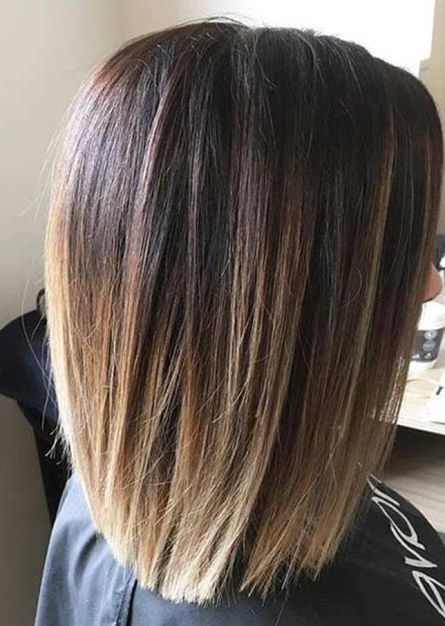 25 Best Ideas One-length Balayage Bob Hairstyles with Bangs