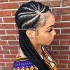 Cornrows Hairstyles With Braids (Photo 1 of 15)