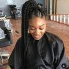 Chunky Black Ghana Braids Ponytail Hairstyles (Photo 3 of 25)