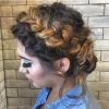 Messy Crown Braid Updo Hairstyles (Photo 14 of 25)