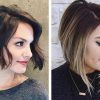 Lip-Length Tousled Brunette Bob Hairstyles (Photo 16 of 25)