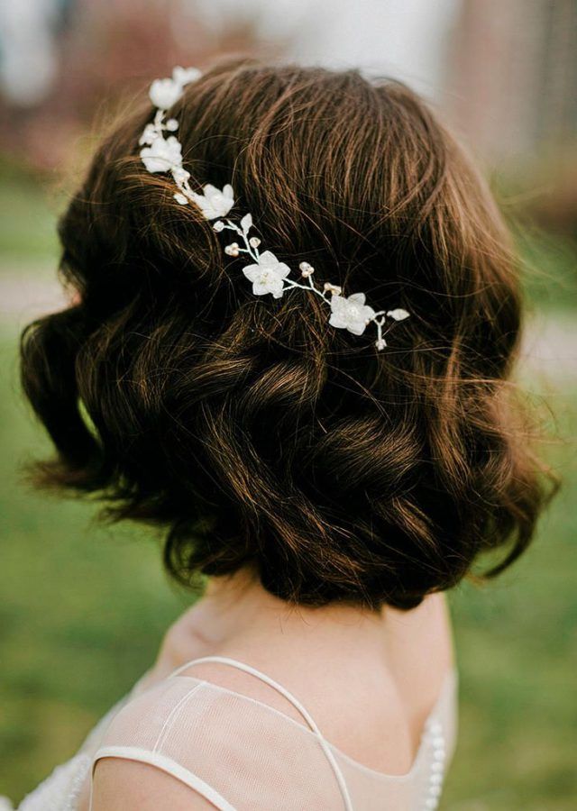 25 Best Collection of Hairstyles for Short Hair Wedding