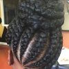 Big Updo Cornrows Hairstyles (Photo 3 of 15)