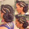 Big Updo Cornrows Hairstyles (Photo 7 of 15)