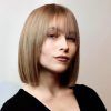 Blunt Lob Haircuts With Straight Bangs (Photo 2 of 25)