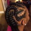Criss-Crossed Braids With Feed-In Cornrows (Photo 12 of 15)