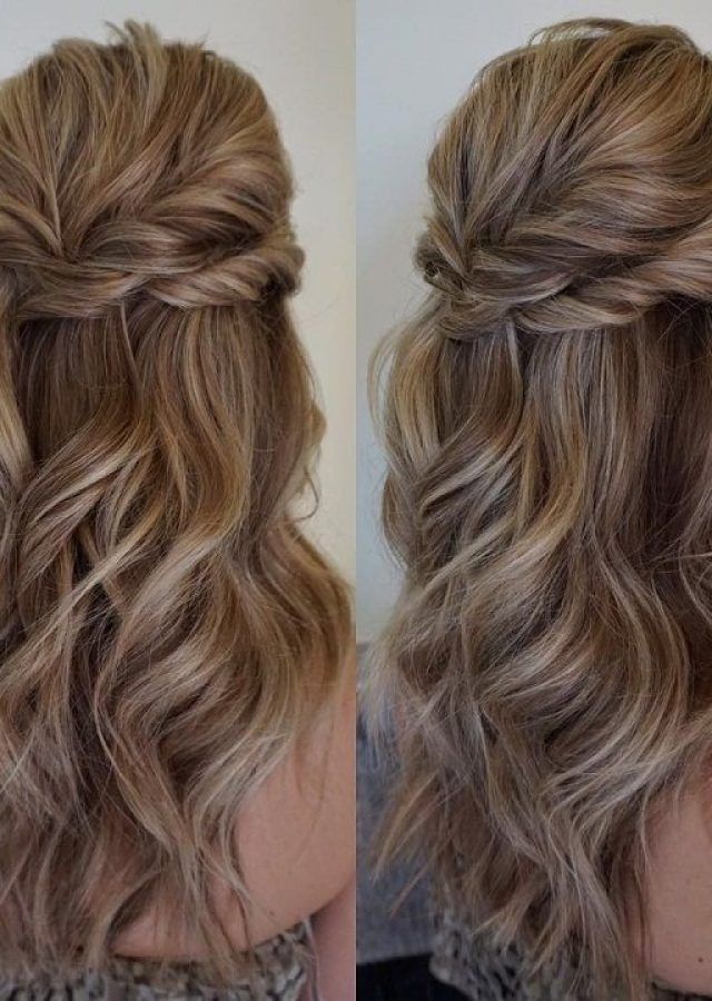 15 Inspirations Half Updo Hairstyles