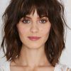 Brunette Feathered Bob Hairstyles With Piece-Y Bangs (Photo 4 of 25)