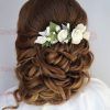 Sleek Bridal Hairstyles With Floral Barrette (Photo 17 of 25)