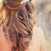 Half Up Blonde Ombre Curls Bridal Hairstyles (Photo 19 of 25)