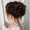 Messy Updo Hairstyles With Free Curly Ends (Photo 5 of 25)