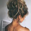 Large Bun Wedding Hairstyles With Messy Curls (Photo 4 of 25)