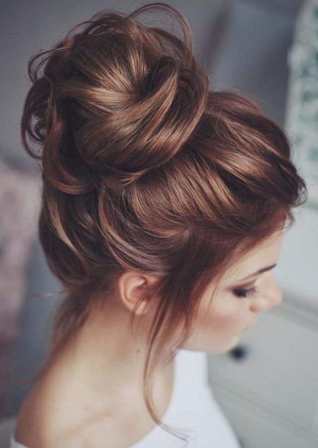 15 Inspirations Messy Bun Updo Hairstyles