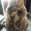 Golden Half Up Half Down Curls Bridal Hairstyles (Photo 15 of 25)