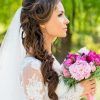 Half Up With Veil Wedding Hairstyles (Photo 2 of 15)