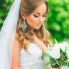 Side Curls Bridal Hairstyles With Tiara And Lace Veil (Photo 6 of 25)